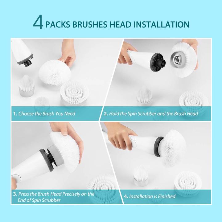 Têtes de brosse de rechange